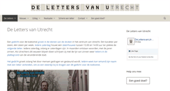 Desktop Screenshot of delettersvanutrecht.nl