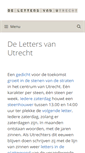 Mobile Screenshot of delettersvanutrecht.nl